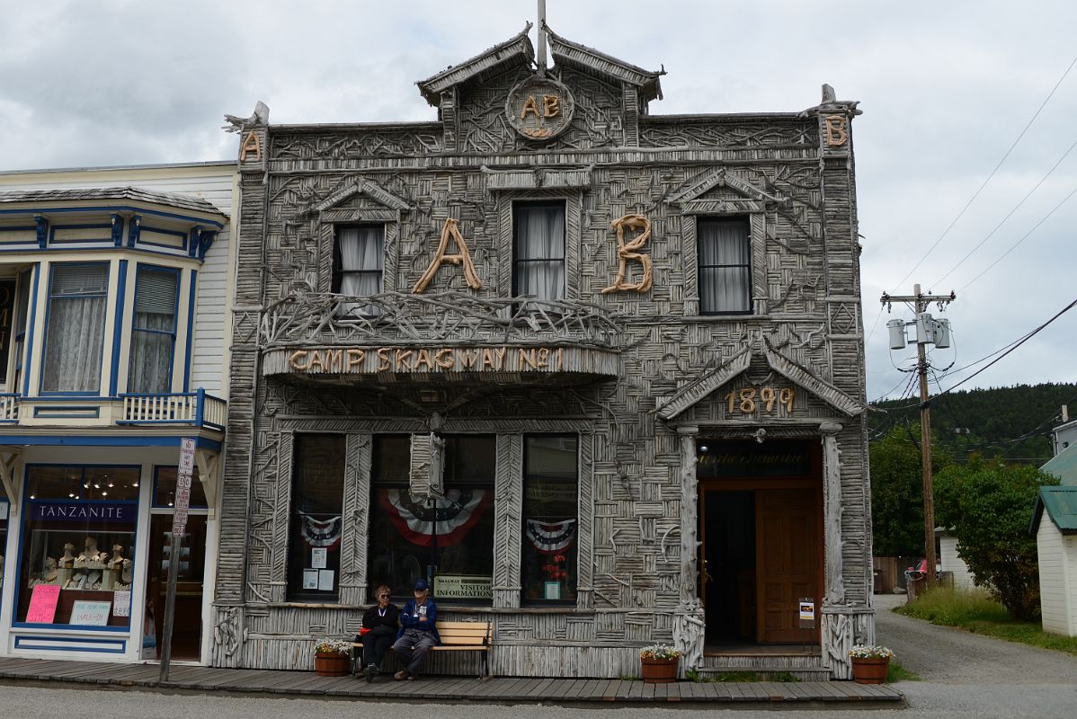 31 The Arctic Brotherhood Hall With Letters AB Is Now The Visitor Information Center In Skagway Alaska